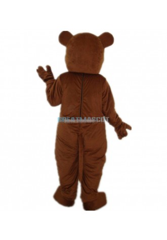 Grizzly  Brown Bear Adult Mascot Costume