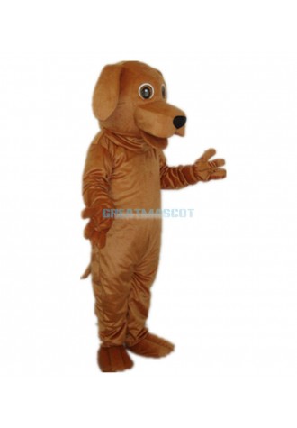  Golden Dog Adult Mascot Costume