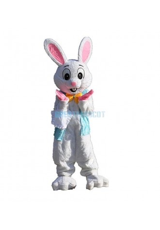Deluxe Plush Easter Bunny Mascot Costume (US IN STOCK)