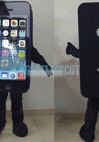Broken Screen Iphone Mascot Costume