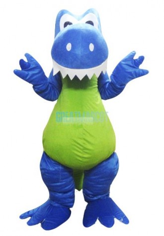 High Quality Blue Dragon Mascot Costume