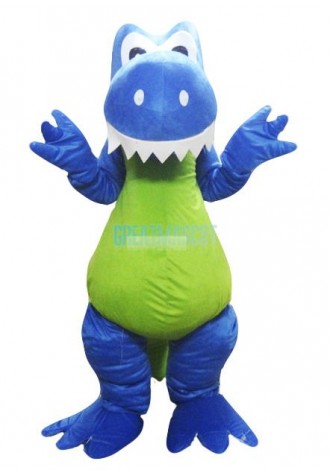 High Quality Blue Dragon Mascot Costume