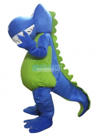High Quality Blue Dragon Mascot Costume