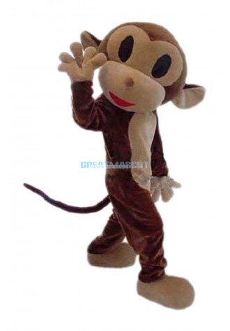 New Monkey Mascot Costume Free Shipping