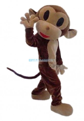 New Monkey Mascot Costume Free Shipping