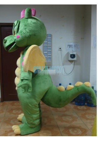 Green Dragon Mascot Costume