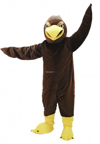 Brown Hawk Lightweight Mascot Costume