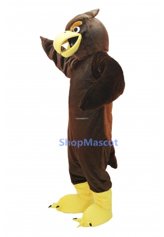Brown Hawk Lightweight Mascot Costume
