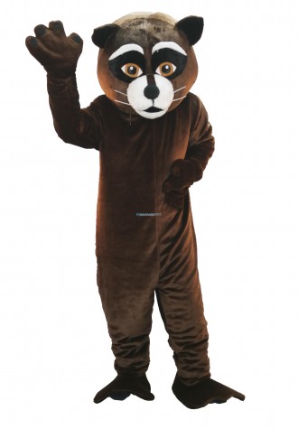 Brown Raccoon Lightweight Mascot Costume