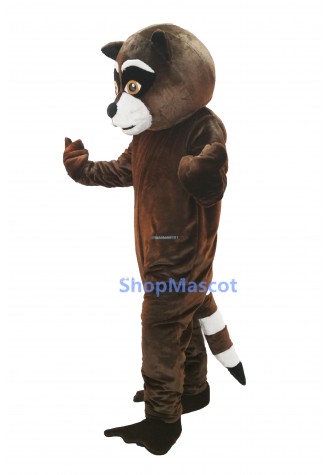 Brown Raccoon Lightweight Mascot Costume