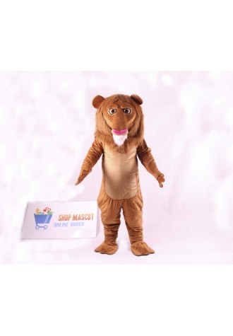 Cute Wally Lion Mascot Costume