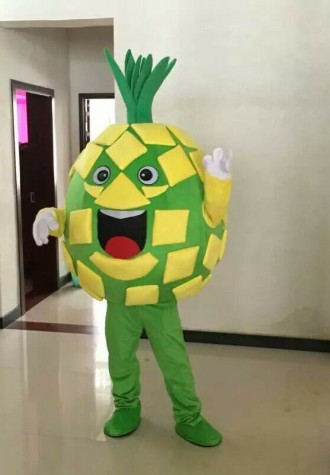 Pineapple Mascot Costume Fruits Vegetables Costume