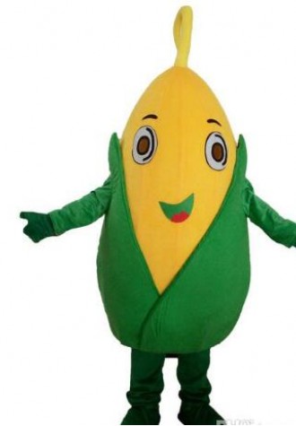 Corn Mascot Costume Fruits Vegetables Costume Mascot