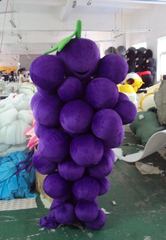Grape Mascot Costume