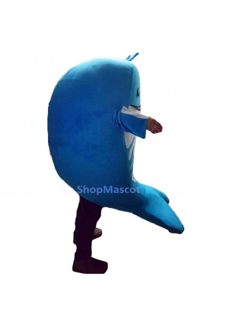 Blue Dolphin Mascot Costumes Free Shipping