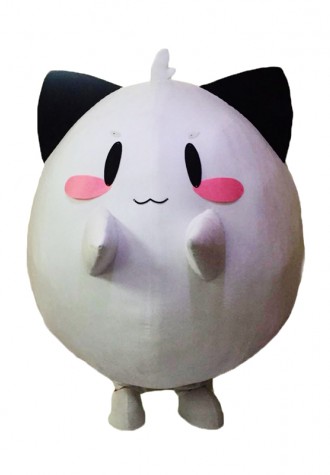 White Ball Mascot Costumes Free Shipping