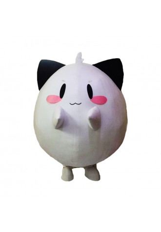 White Ball Mascot Costumes Free Shipping