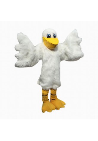 White Pelican Mascot Costumes Free Shipping