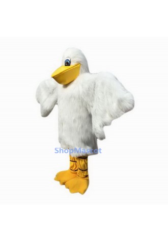 White Pelican Mascot Costumes Free Shipping