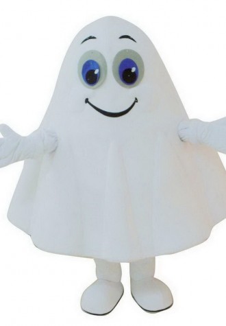 White Ghost Mascot Costumes Free Shipping