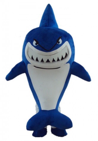 Blue Shark Mascot Costumes Free Shipping