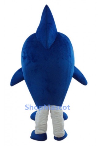 Blue Shark Mascot Costumes Free Shipping