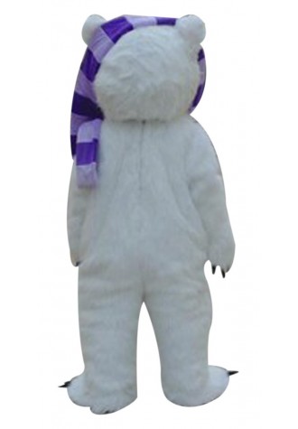 White Beggar Bear Mascot Costumes Free Shipping