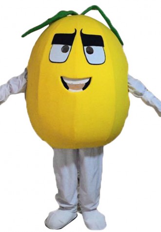 Yellow Pear Mascot Costumes Free Shipping