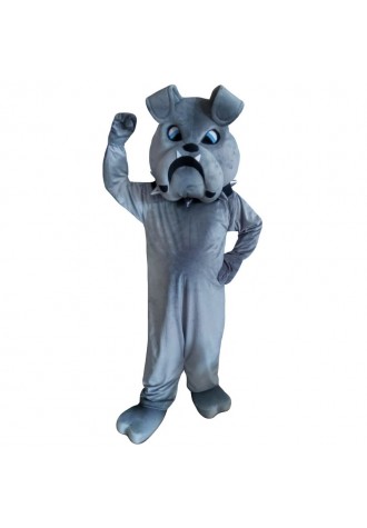 Grey Bulldog Mascot Costumes Free Shipping