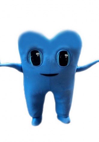 Blue Tooth Mascot Costumes Free Shipping