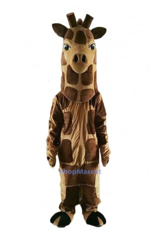 Realistic Giraffe  Mascot Costumes Free Shipping