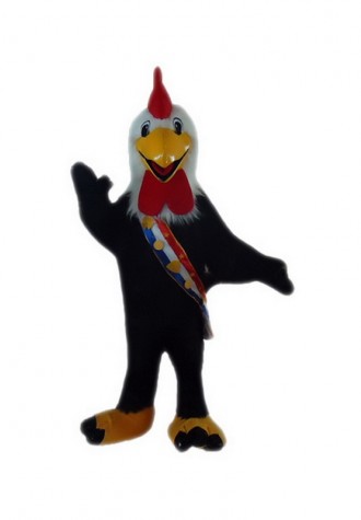 Black Cock Mascot Costumes Free Shipping
