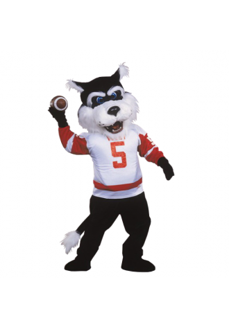 Cute Bearcat Mascot Costume Free Shipping