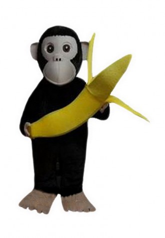 Chimpanzees and Banana Mascot Costumes Free Shipping