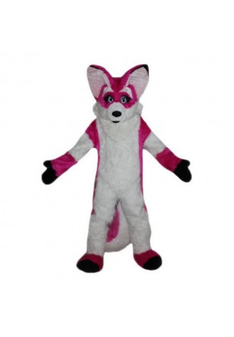 Pink Fox Mascot Costumes Free Shipping