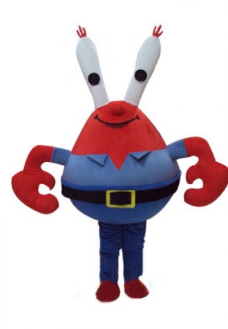 Hot Sale Professional Cute Blue Crab Mascot Costume 