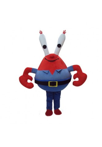 Hot Sale Professional Cute Blue Crab Mascot Costume 