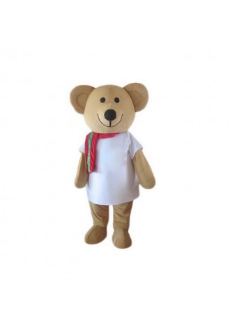 Cartoon Character Brown Bear Mascot Costume