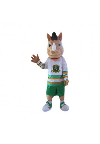 Cartoon Brwon  Unicorn Mascot Costume