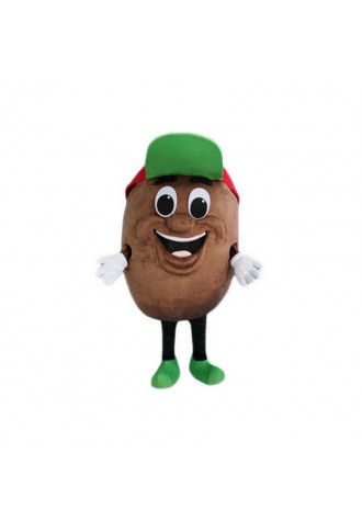 Green Hat Potato Mascot Costume