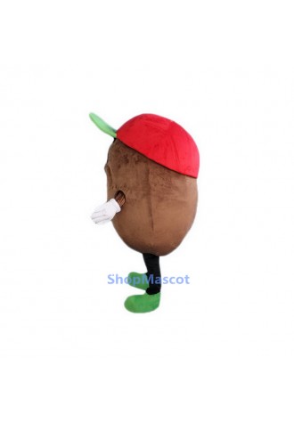 Green Hat Potato Mascot Costume