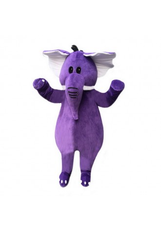 Purple Elephant Mascot Costume For Adults Christmas Halloween 
