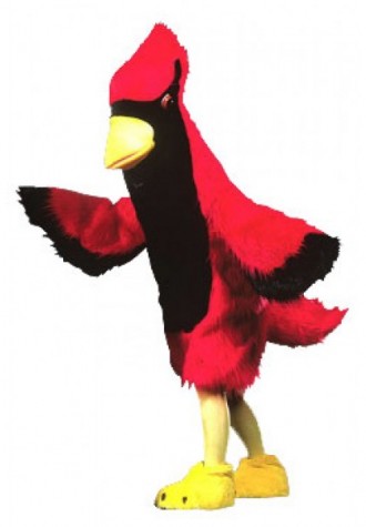 Cardinal Mascot Costume Free Shipping