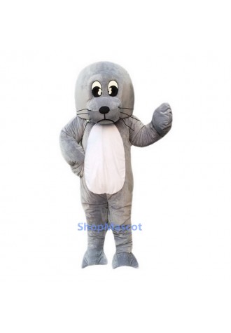 Grey Sea Lion Mascot Costume