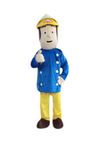 Firemen Mascot Costume Free Shipping