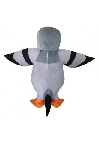 Cartoon Grey Pigeon Mascot Costume 
