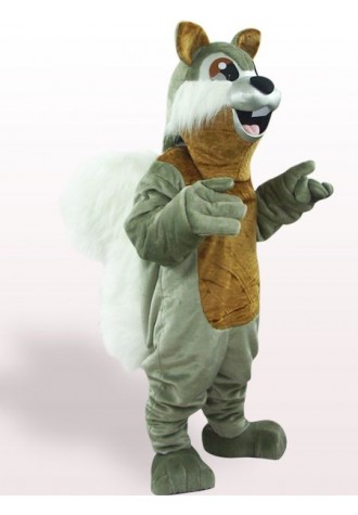 Dark Silver Squirrel Mascot Costume Free Shipping