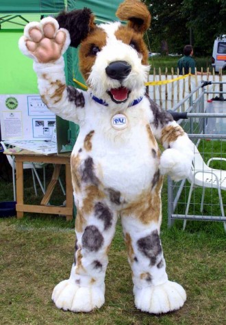 Scruffts Dog Mascot Costume Free Shipping