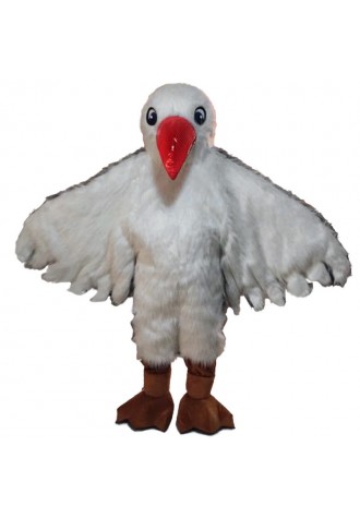 Red Mouth Seagull Mascot Costume Free Shipping