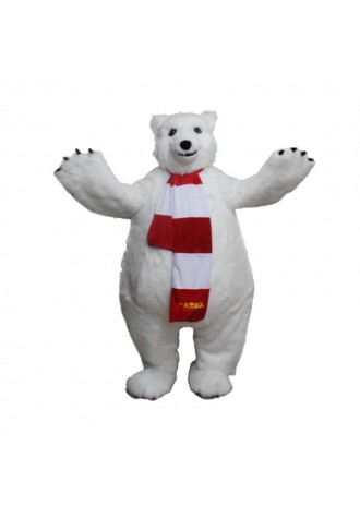 Polar Bear Mascot Costume Free Shipping